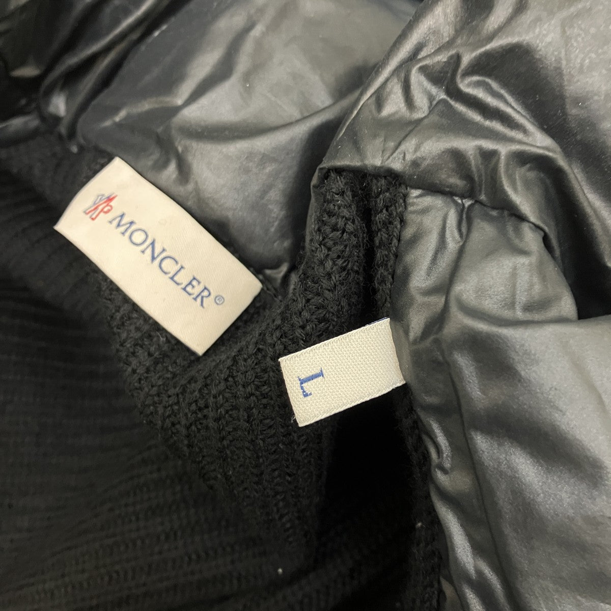 MONCLER CARDIGAN TRICOTニット切替ダウンジャケットK20919B00041 古着・中古-7枚目のアイテム画像