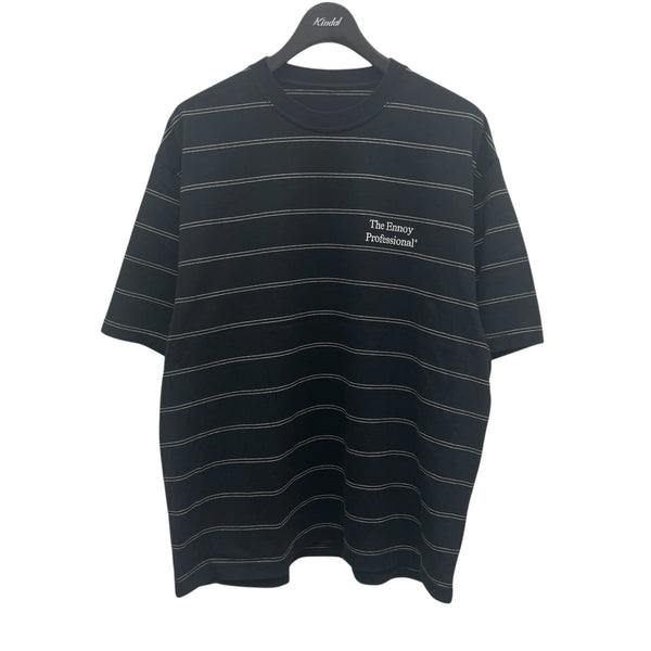 ENNOY(エンノイ) Panel Border S S T-ShirtボーダーTシャツ