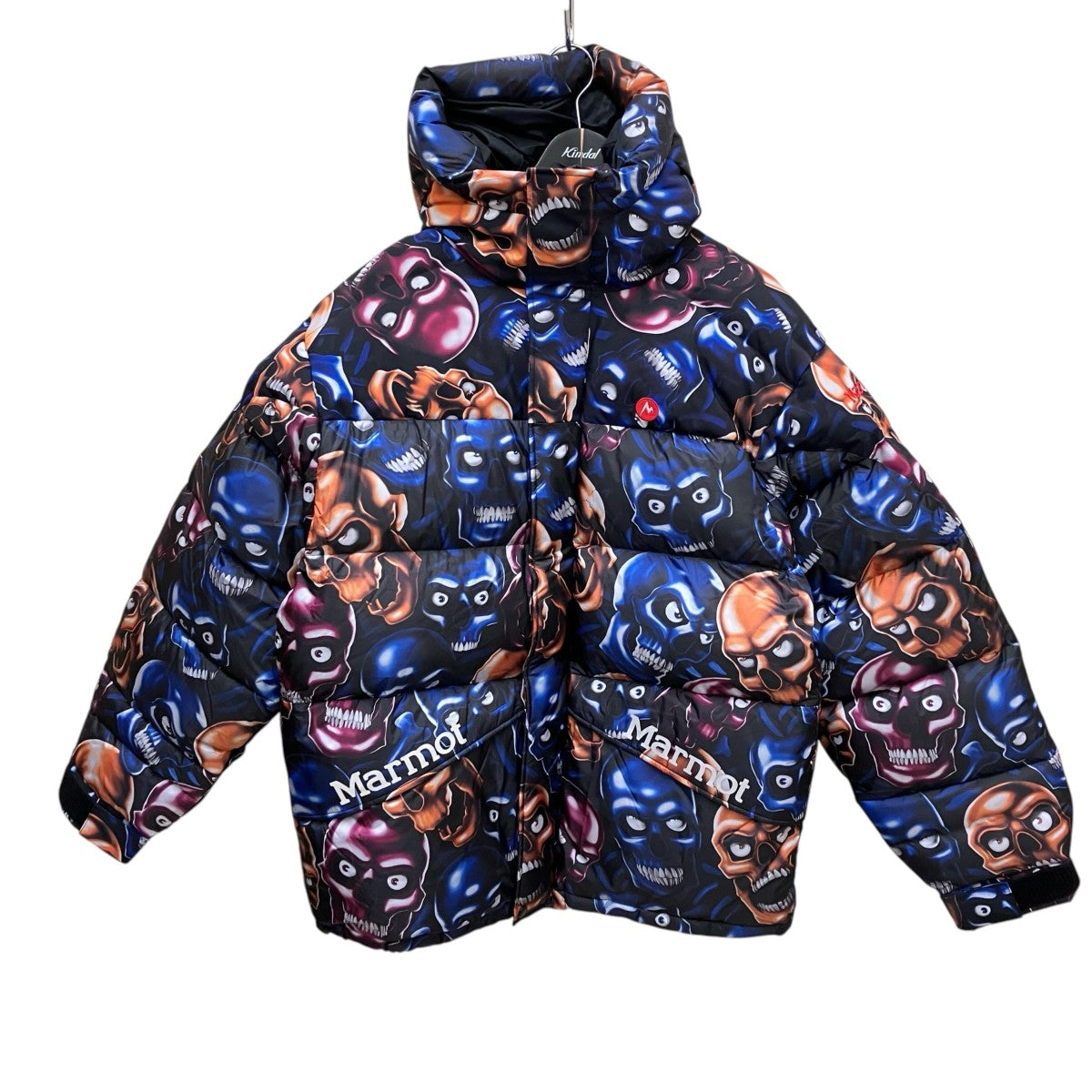 Supreme×Marmot 800-Fill Down Parka Skull Pileスカル柄ダウンジャケット 古着・中古-1枚目のアイテム画像
