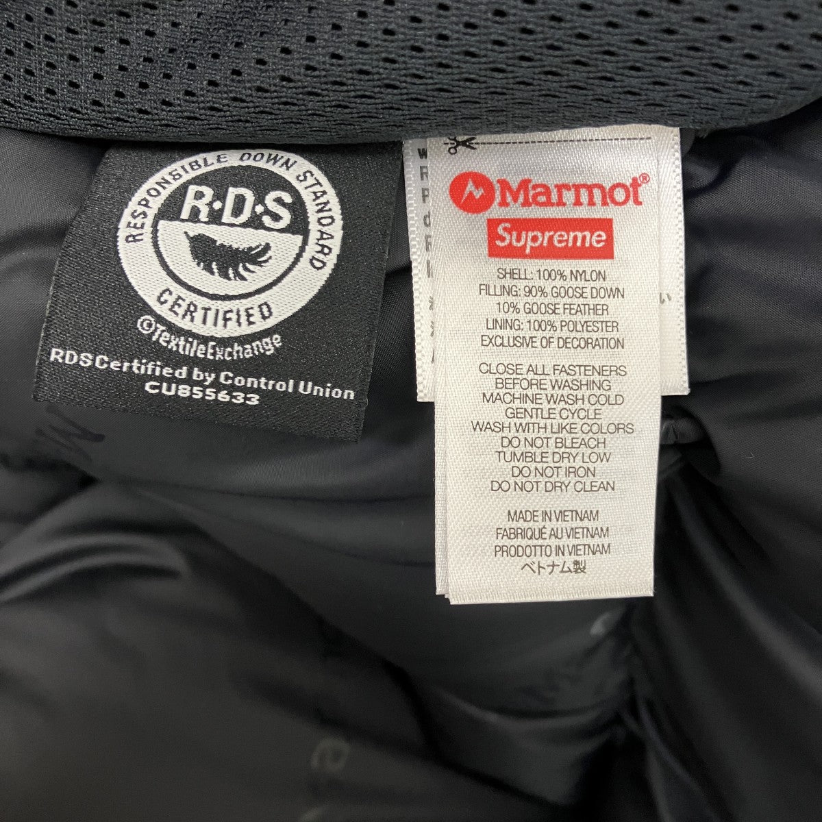 Supreme×Marmot 800-Fill Down Parka Skull Pileスカル柄ダウンジャケット 古着・中古-10枚目のアイテム画像