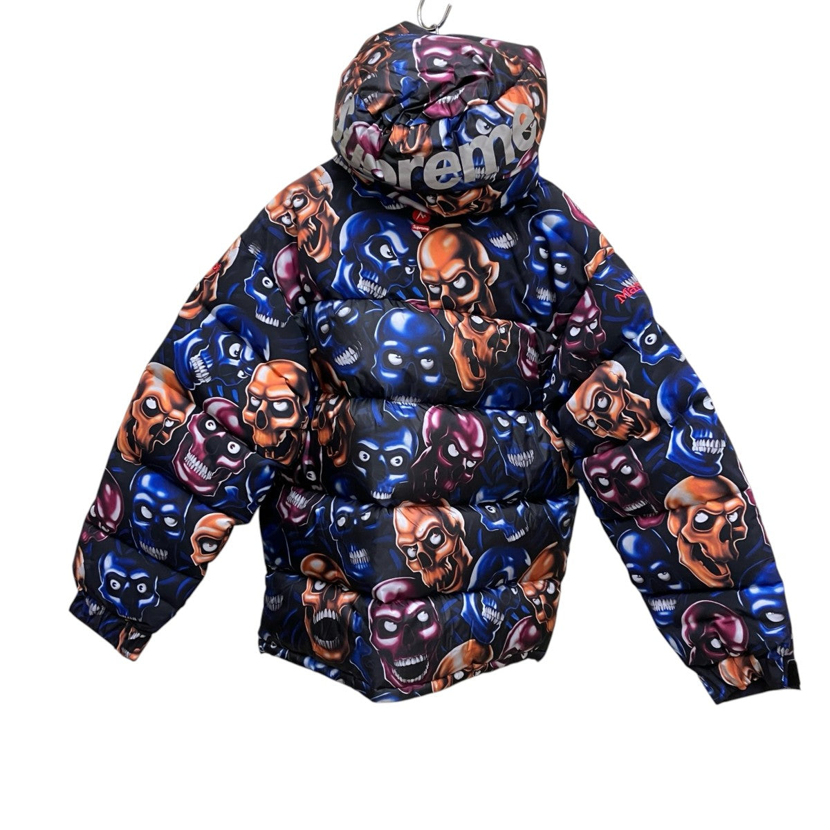 Supreme×Marmot 800-Fill Down Parka Skull Pileスカル柄ダウンジャケット 古着・中古-3枚目のアイテム画像