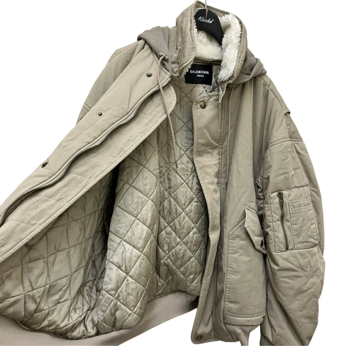 BALENCIAGA UNITY BOMBER JACKETジャケットTLP03 古着・中古-5枚目のアイテム画像