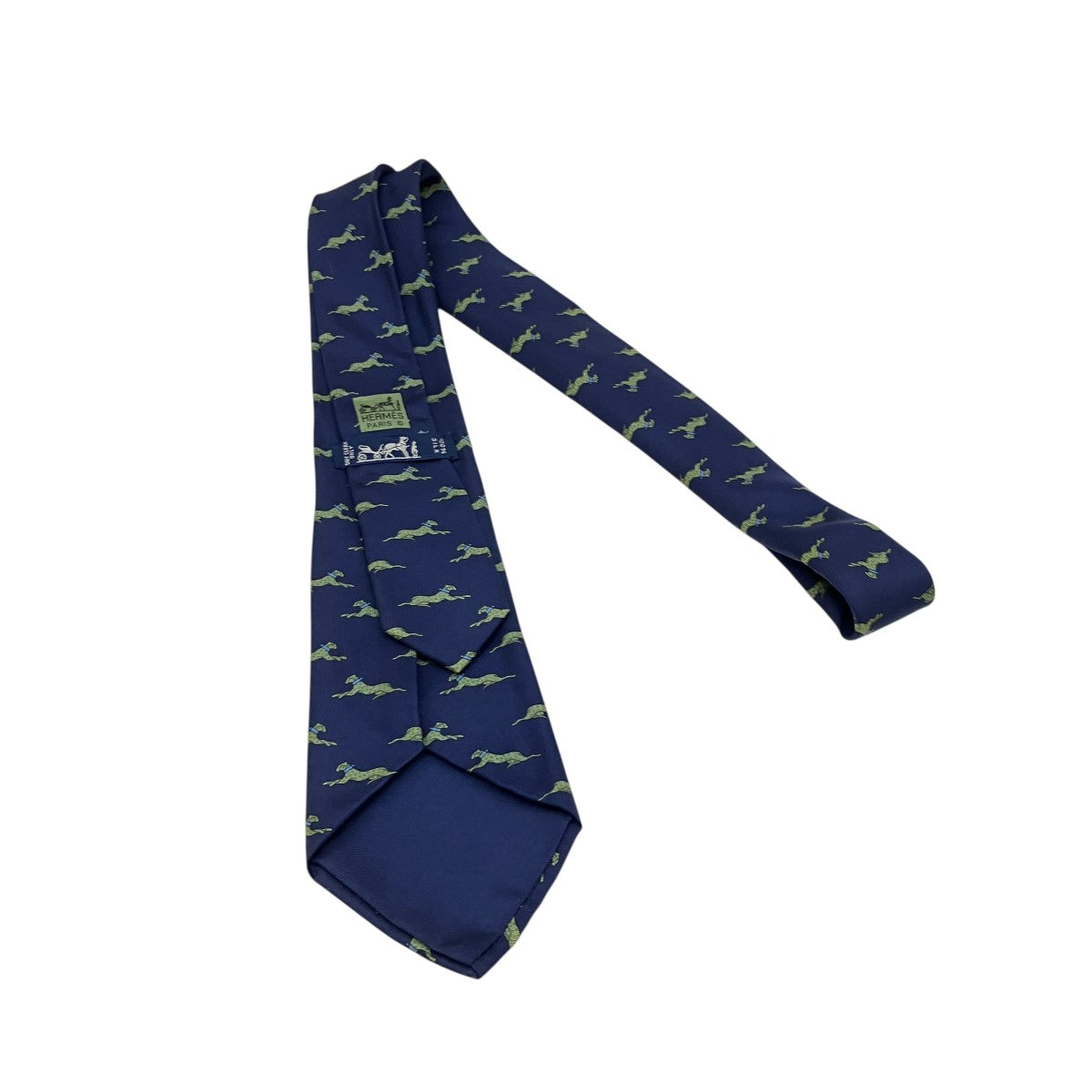 HERMES レオパード柄シルクネクタイ 古着・中古-3枚目のアイテム画像