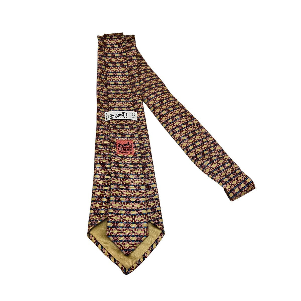 HERMES 総柄ネクタイ 古着・中古-3枚目のアイテム画像