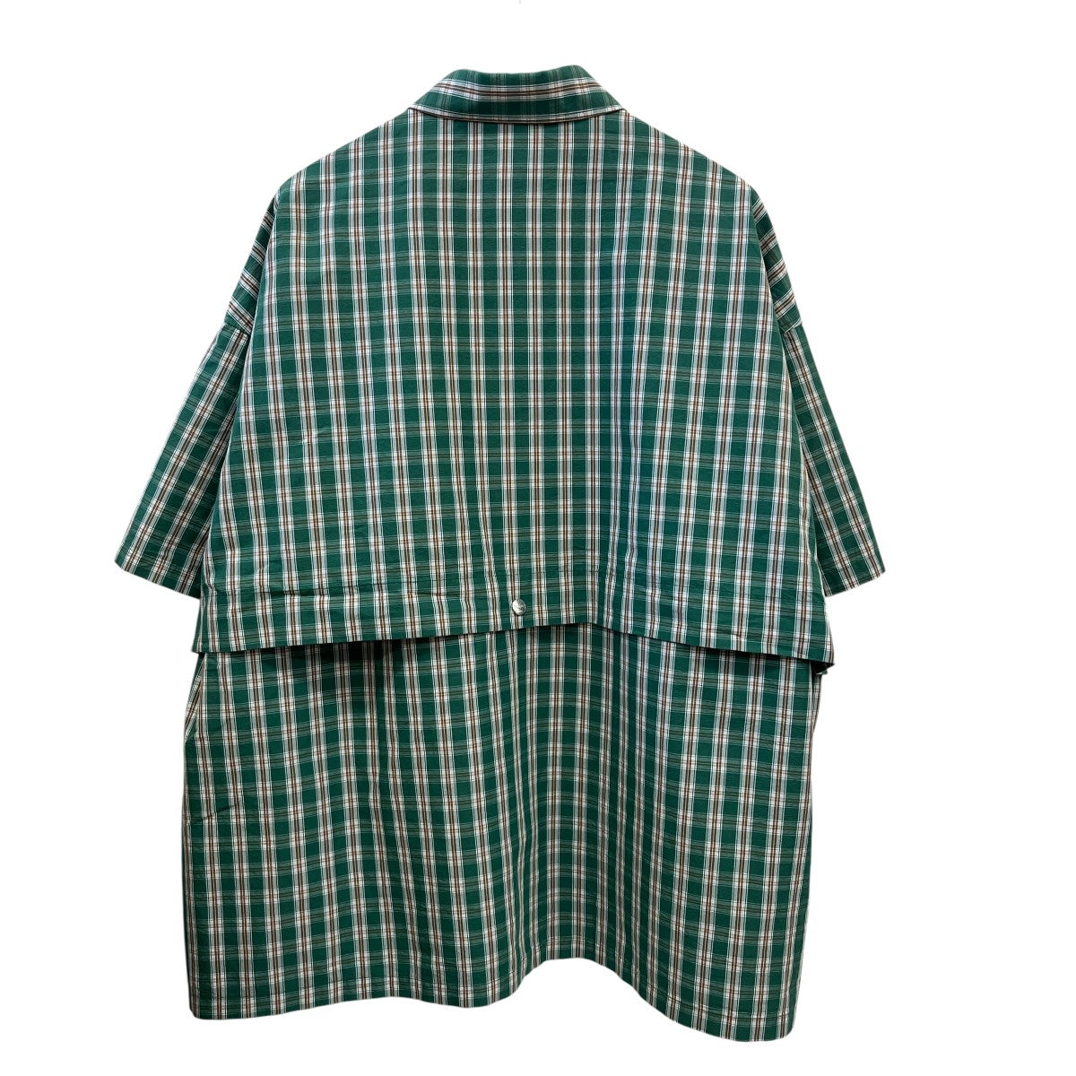 KEBOZ チェック半袖シャツ 古着・中古-2枚目のアイテム画像