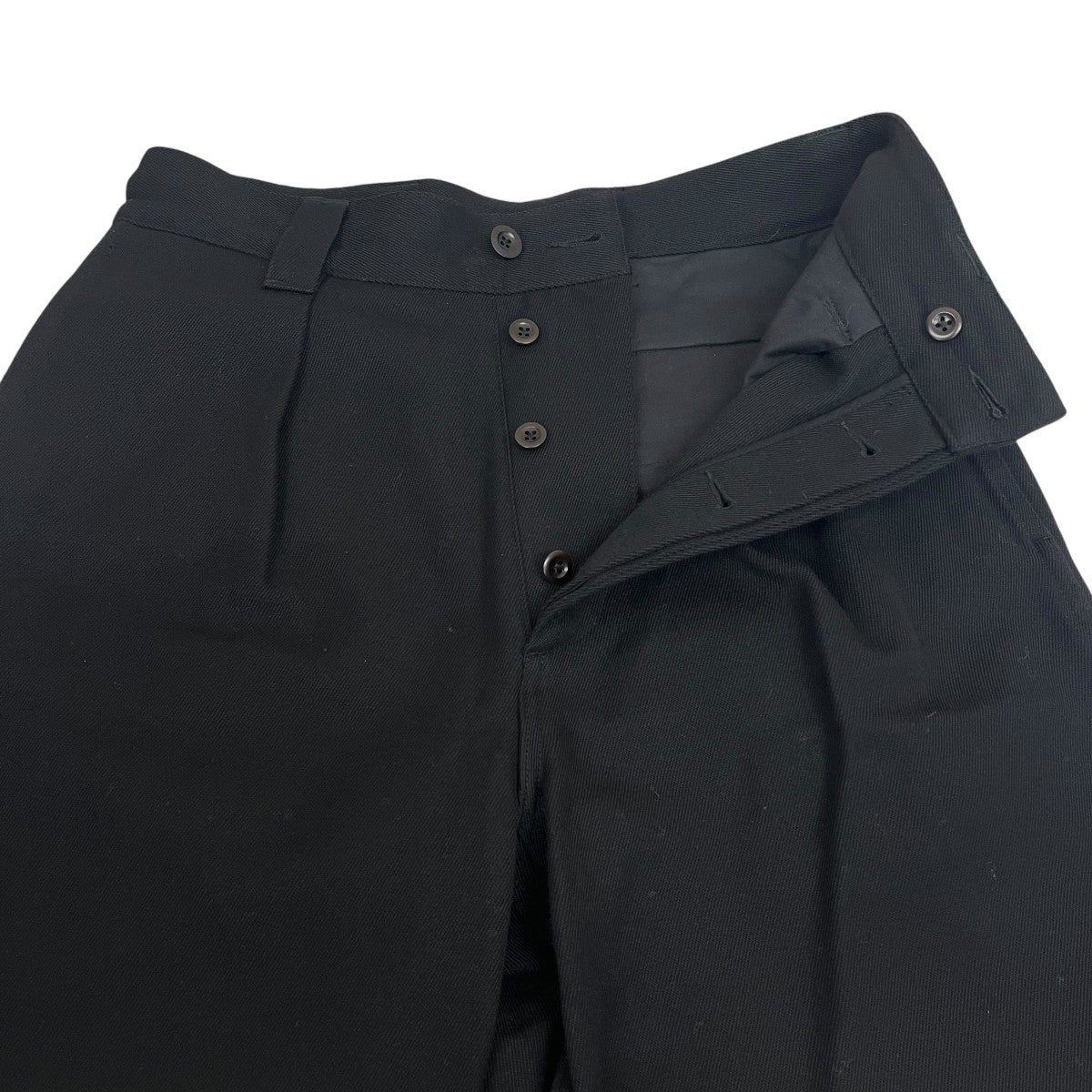 MHL(エムエイチエル) タックワイドパンツ ブラック サイズ 3｜【公式