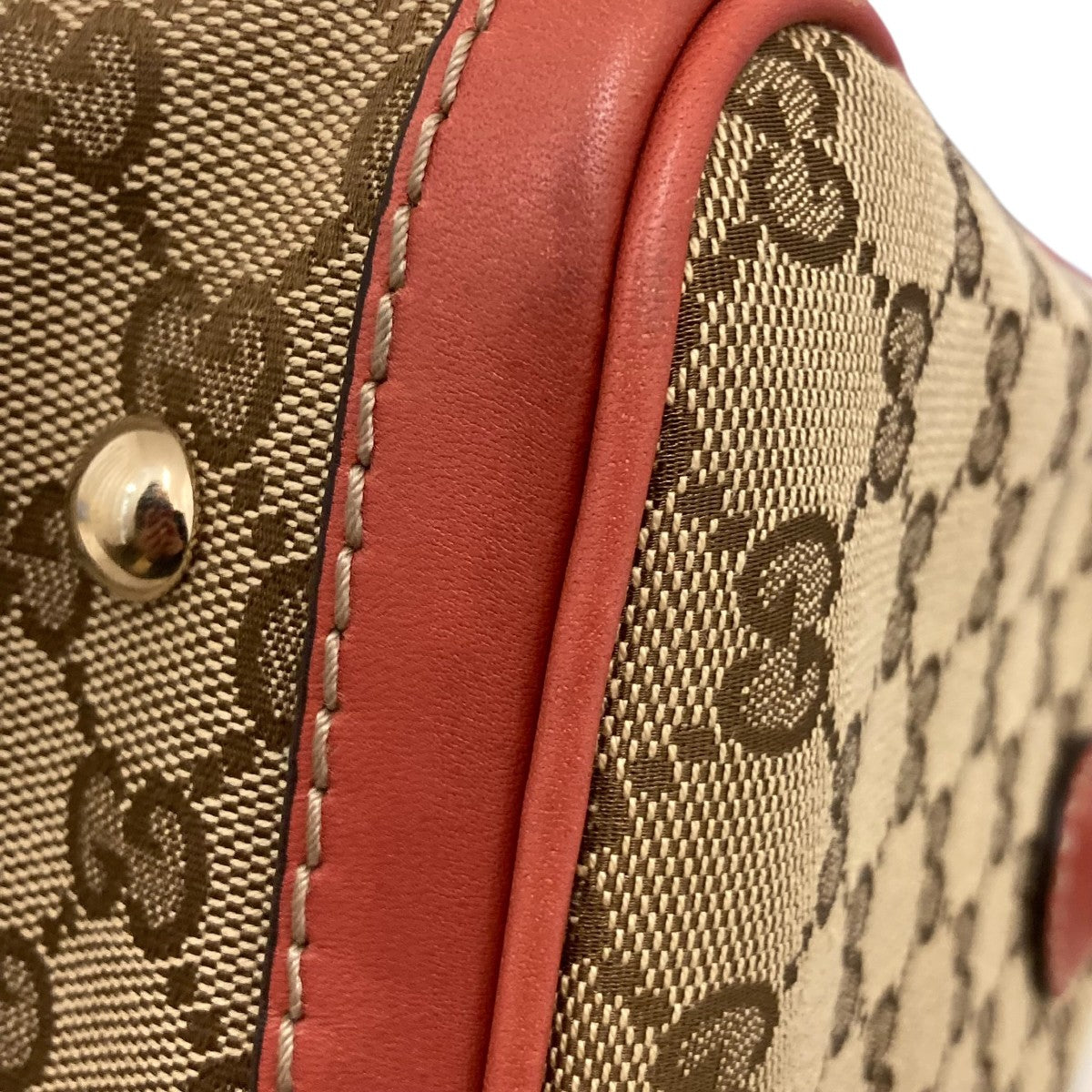 GUCCI GGキャンパス シェリーラインミニボストンバッグ247205 古着・中古-8枚目のアイテム画像