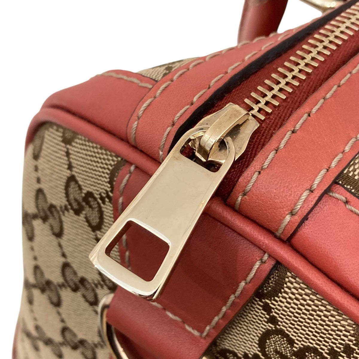 GUCCI GGキャンパス シェリーラインミニボストンバッグ247205 古着・中古-9枚目のアイテム画像