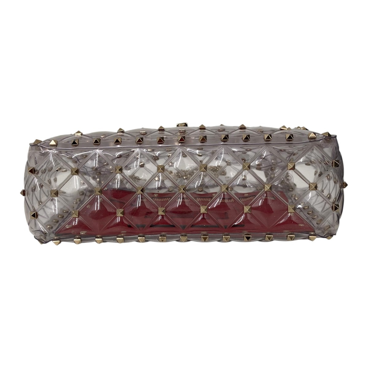 VALENTINO GARAVANI ロックスタッズ クリアチェーンショルダーバッグ 古着・中古-4枚目のアイテム画像