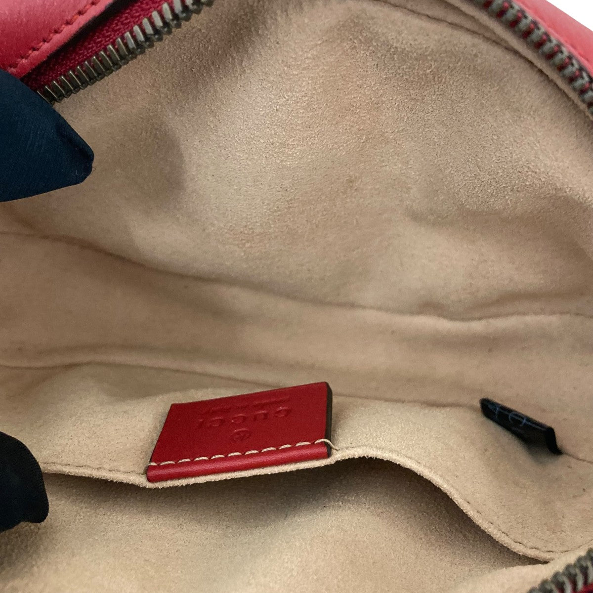 GUCCI GGマーモントキルティング ベルトバッグウエストバッグ476434 古着・中古-4枚目のアイテム画像