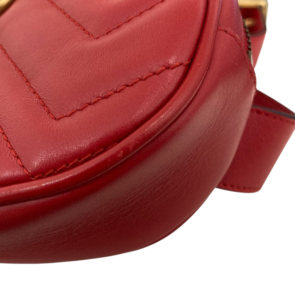 GUCCI GGマーモントキルティング ベルトバッグウエストバッグ476434 古着・中古-5枚目のアイテム画像