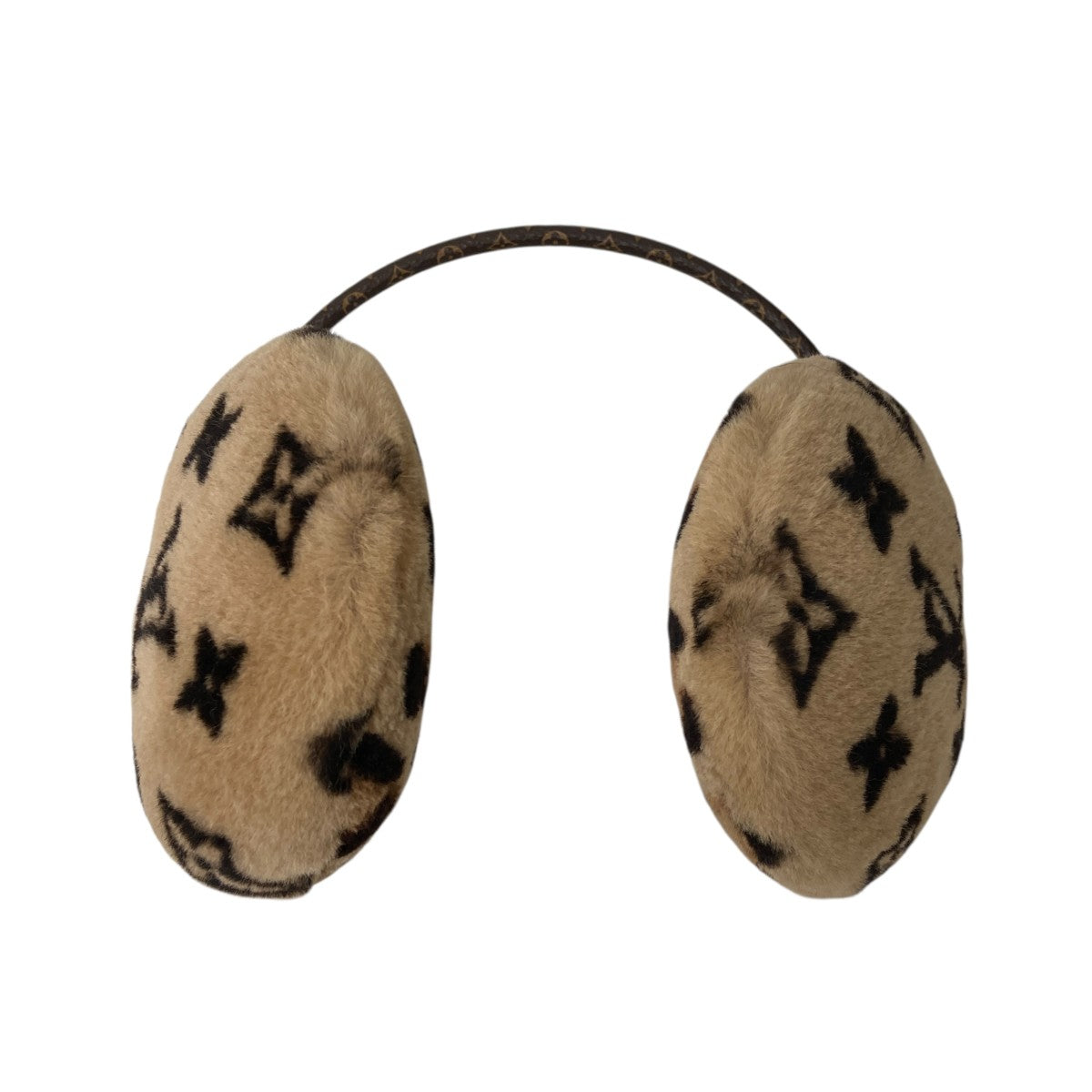 LOUIS VUITTON カッシュ オレイユ・レオグラム ファーイヤーマフラーM67411 古着・中古-1枚目のアイテム画像