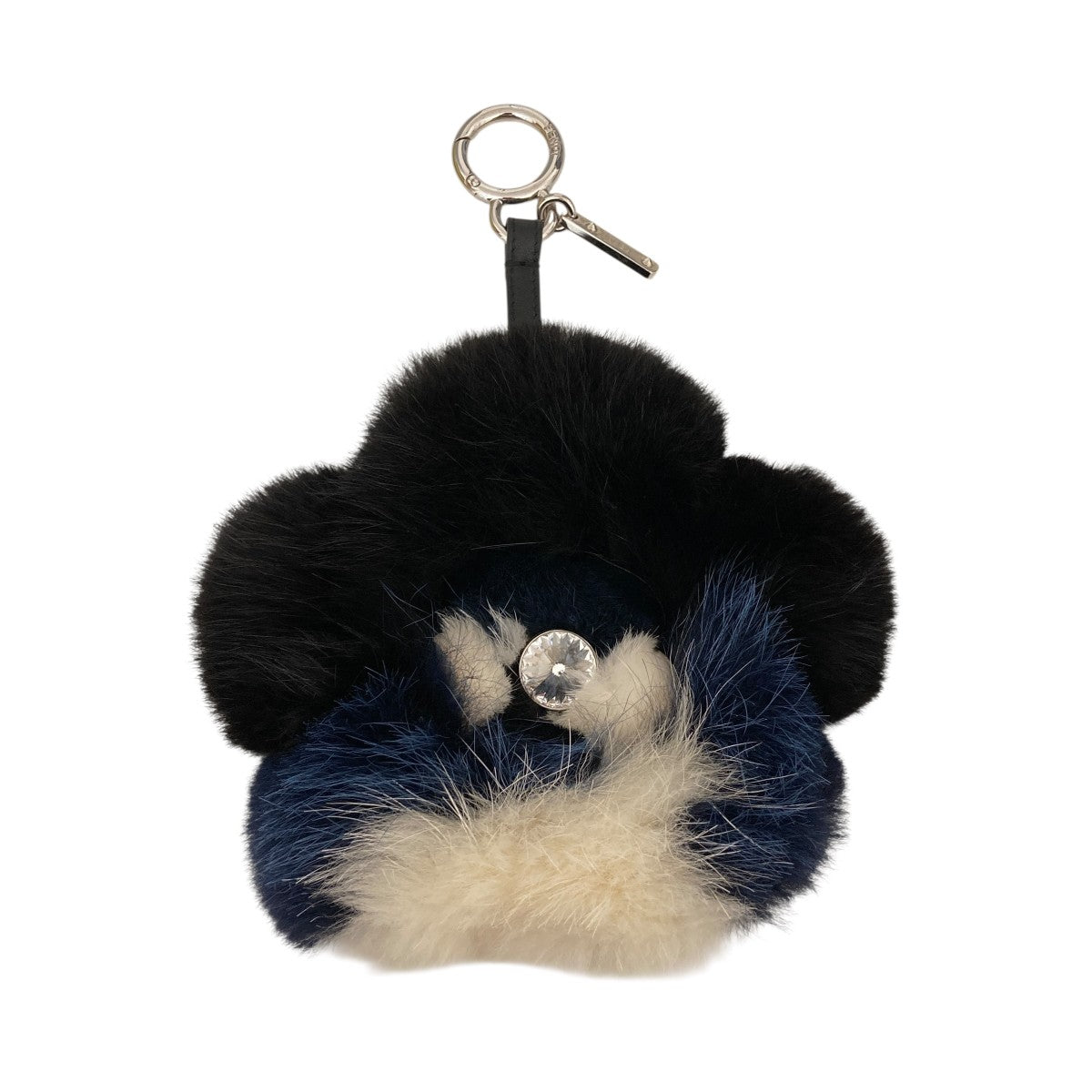 FENDI フラワーモチーフ ファーキーホルダーキーリング7AR500 古着・中古-1枚目のアイテム画像