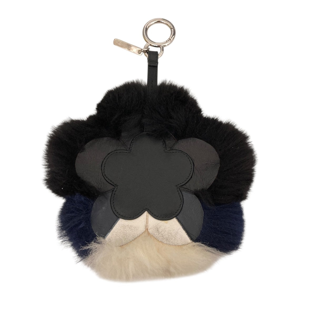 FENDI フラワーモチーフ ファーキーホルダーキーリング7AR500 古着・中古-2枚目のアイテム画像