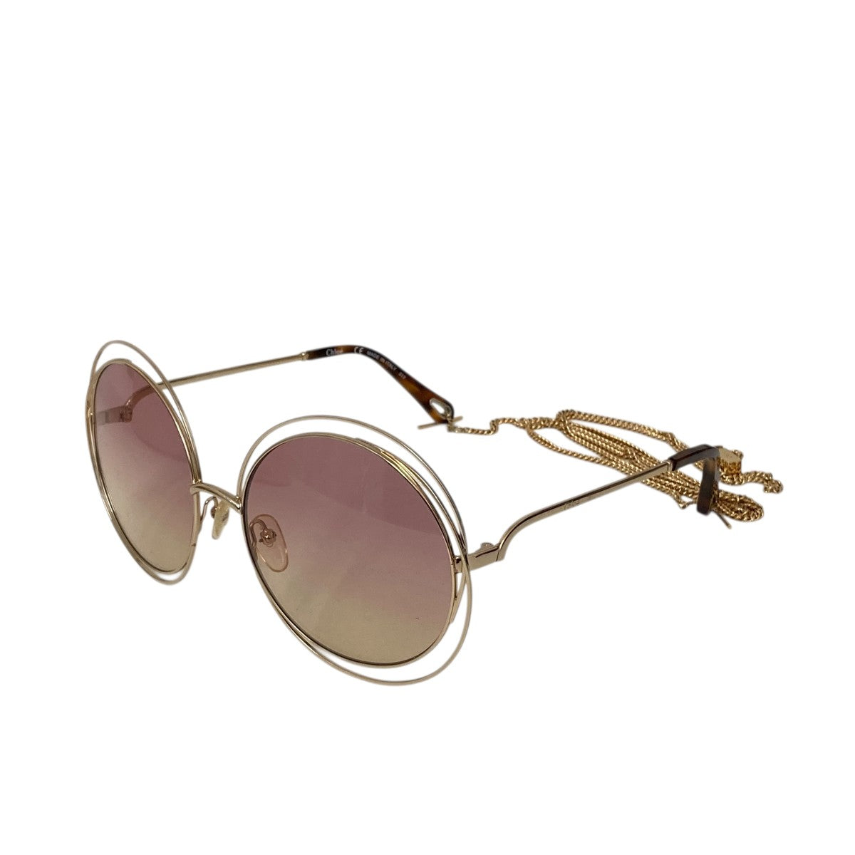 Chloe(クロエ) グラスコード付きサングラスCE114S CE114S ゴールド