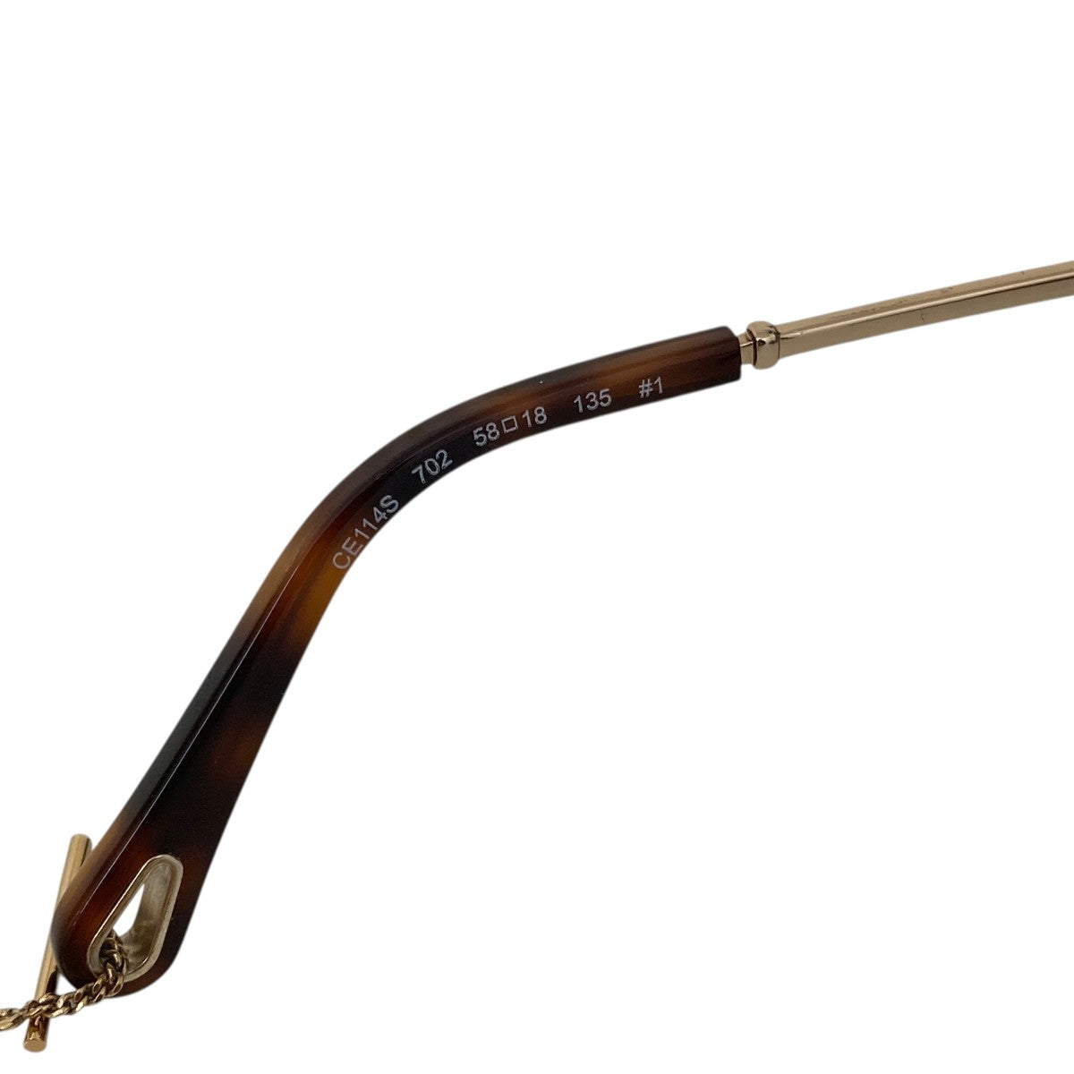 Chloe(クロエ) グラスコード付きサングラスCE114S CE114S ゴールド