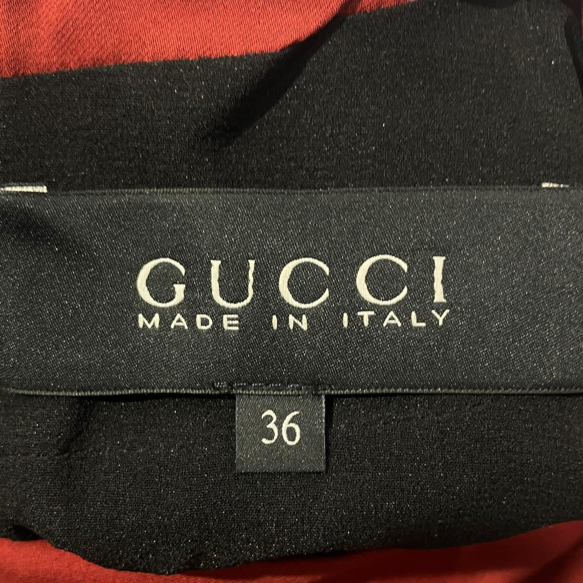 GUCCI(グッチ) シルクノースリーブワンピース385895 385895 ブラック