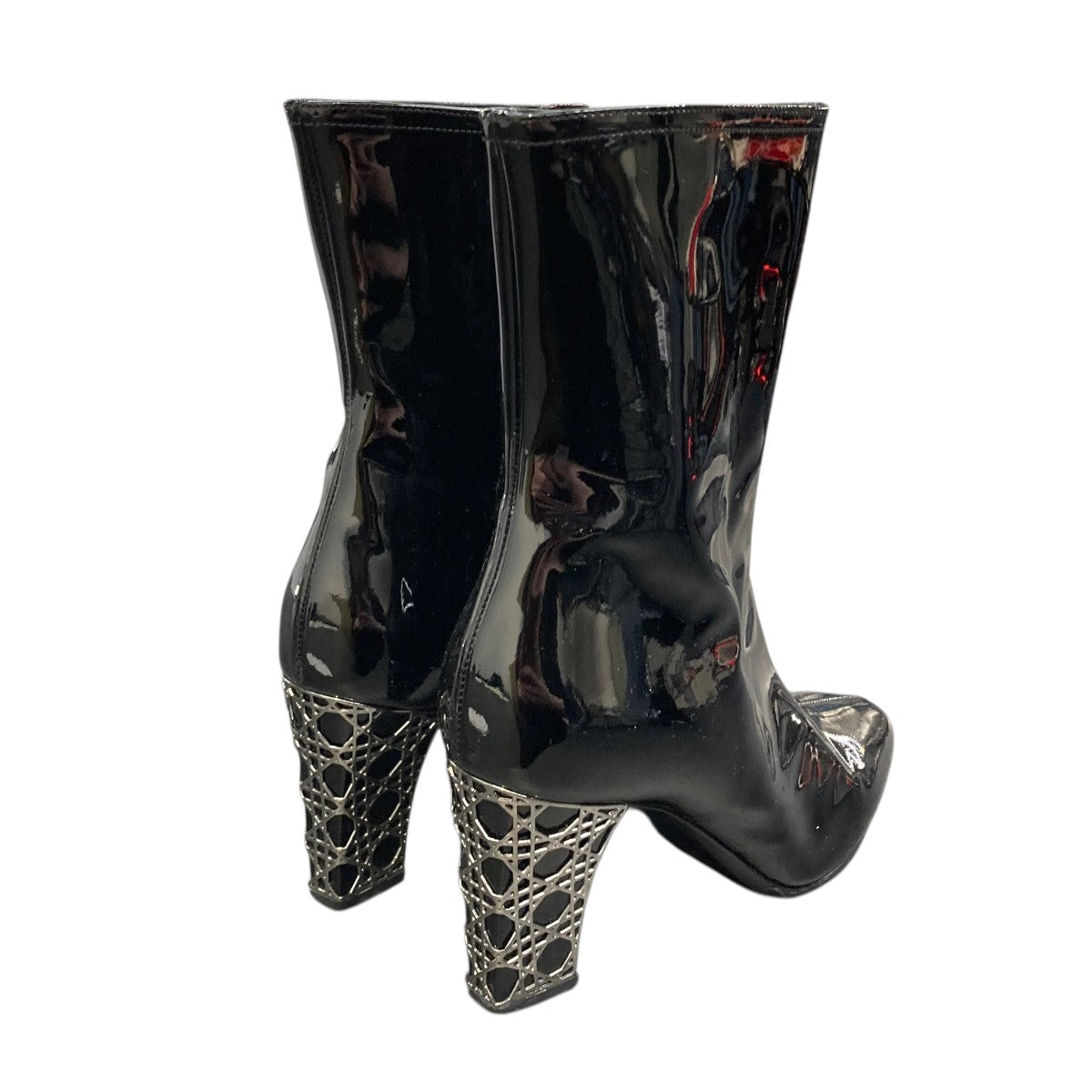 Christian Dior パテントヒールブーツ 古着・中古-2枚目のアイテム画像