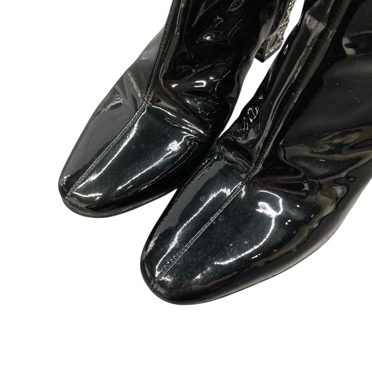 Christian Dior パテントヒールブーツ 古着・中古-4枚目のアイテム画像
