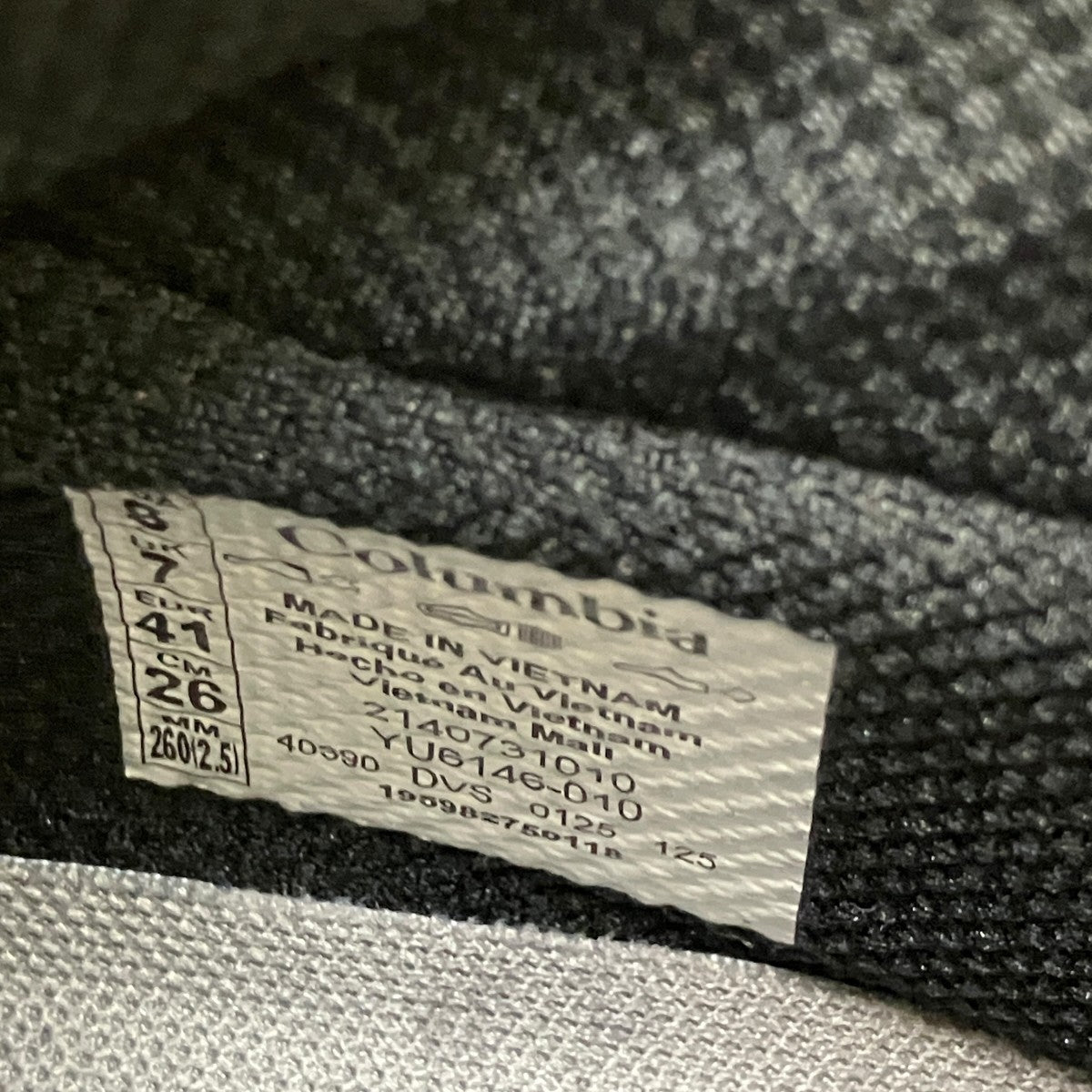 Columbia ホーソンレイン ミッドスニーカーYU6146-010 古着・中古-6枚目のアイテム画像