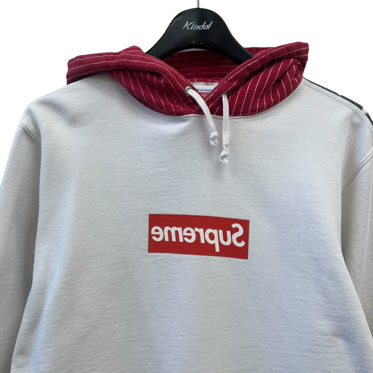Supreme×COMME des GARCONS SHIRT Box Logo Pullover Hoodieプル