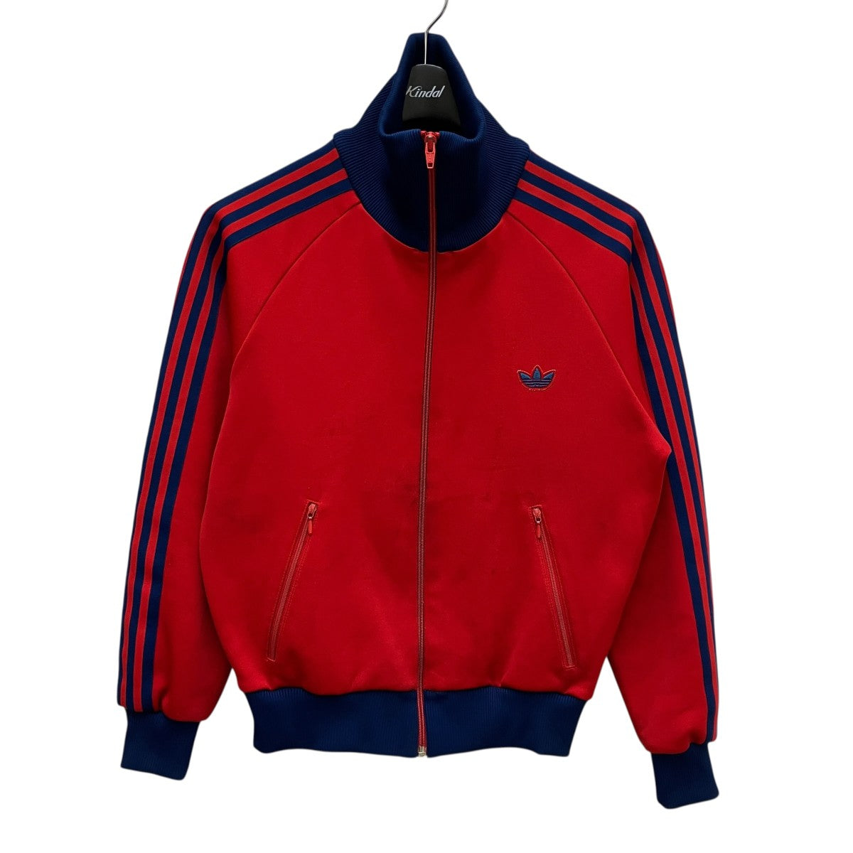 adidas デサント製 80’ｓトラックジャケット 古着・中古-1枚目のアイテム画像