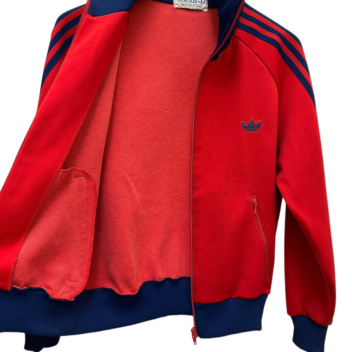 adidas デサント製 80’ｓトラックジャケット 古着・中古-5枚目のアイテム画像