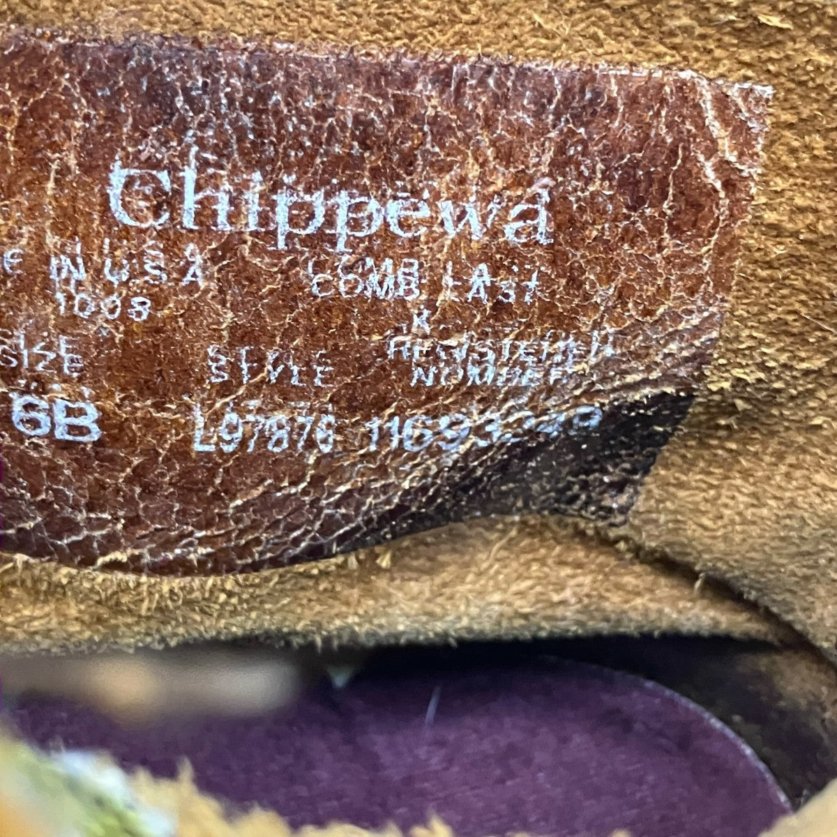 CHIPPEWA ブーツL97876 古着・中古-8枚目のアイテム画像
