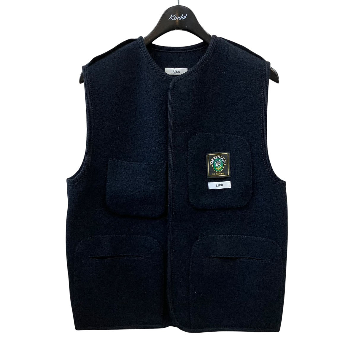 WALKER GILET UTILITY縮絨ニットベスト
