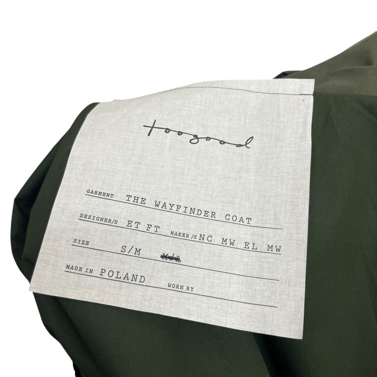 THE WAYFINDER COATフーデッドコート