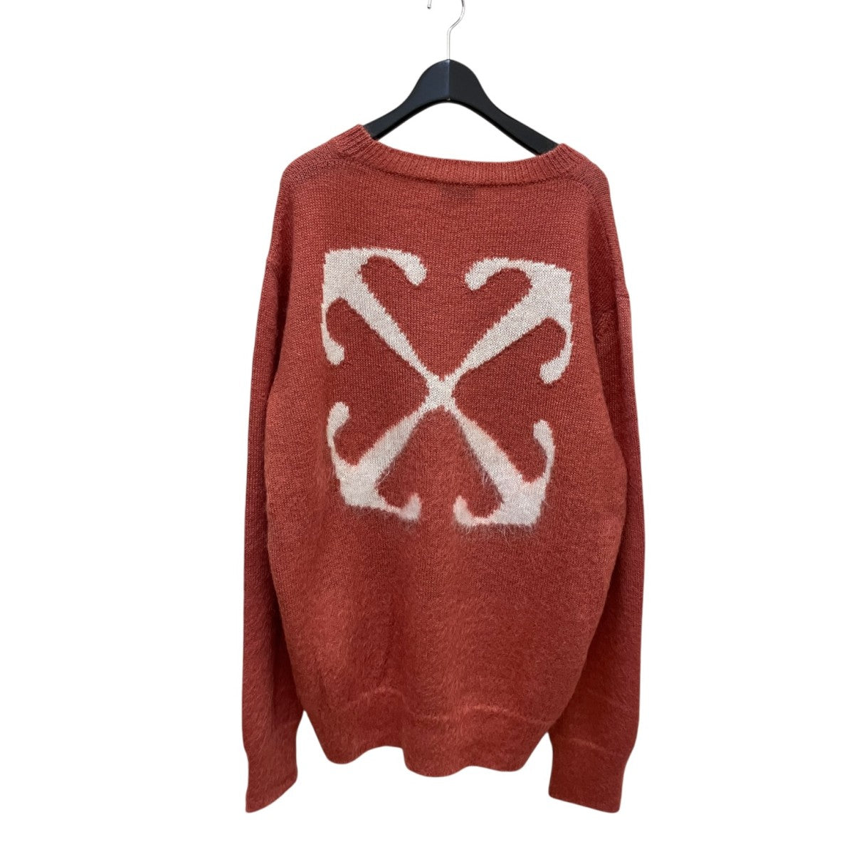Mohair Arrow Knit Crewneckモヘア混ニットOMHE170F23KNI001