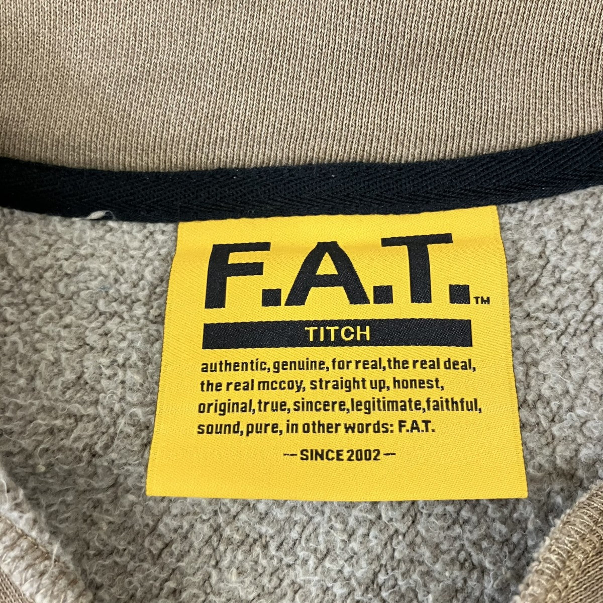 FADEMENT．ZIPハーフジップスウェットF32520-SW07-AB