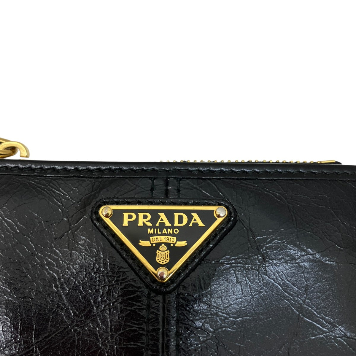 PRADA ソフトルックスレザー2つ折り財布1ML050 古着・中古-4枚目のアイテム画像