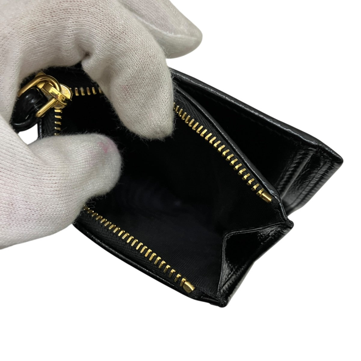 PRADA ソフトルックスレザー2つ折り財布1ML050 古着・中古-8枚目のアイテム画像