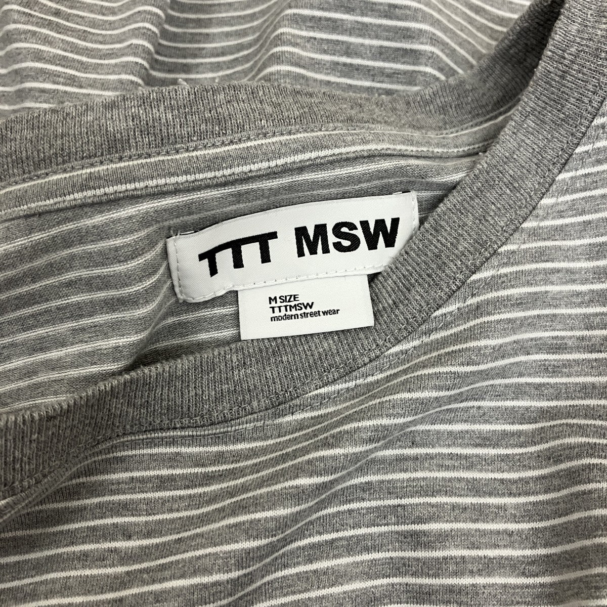 TTT MSW ボーダー半袖TシャツTTT-CT07 古着・中古-5枚目のアイテム画像