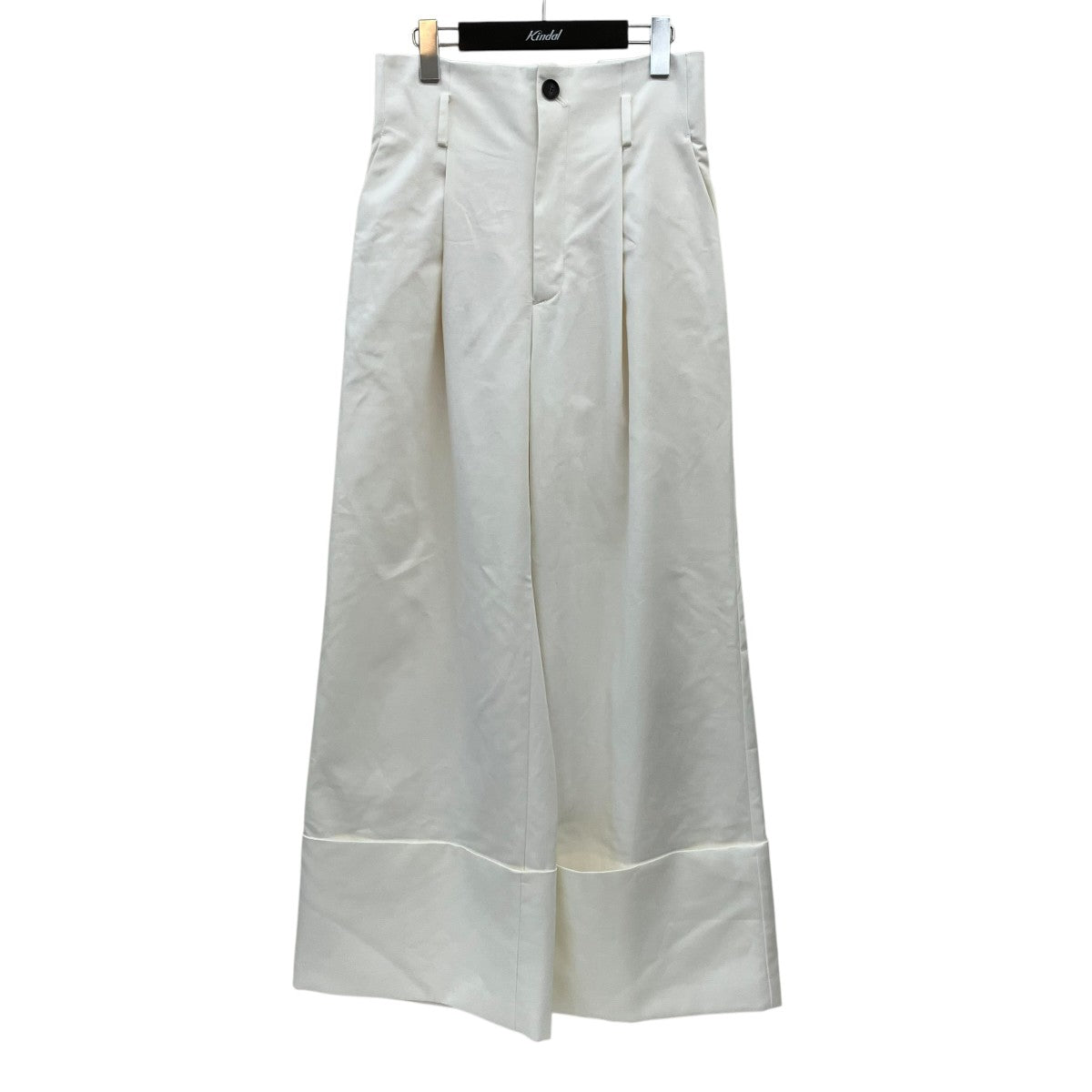 STUDIOUS Wide Double Hem Trousersワイドパンツ125541002 古着・中古-1枚目のアイテム画像