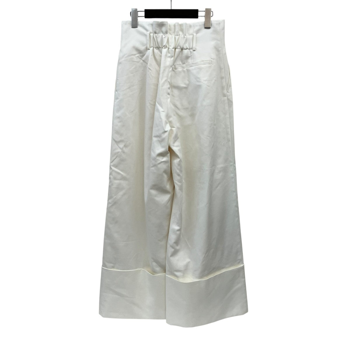STUDIOUS Wide Double Hem Trousersワイドパンツ125541002 古着・中古-2枚目のアイテム画像