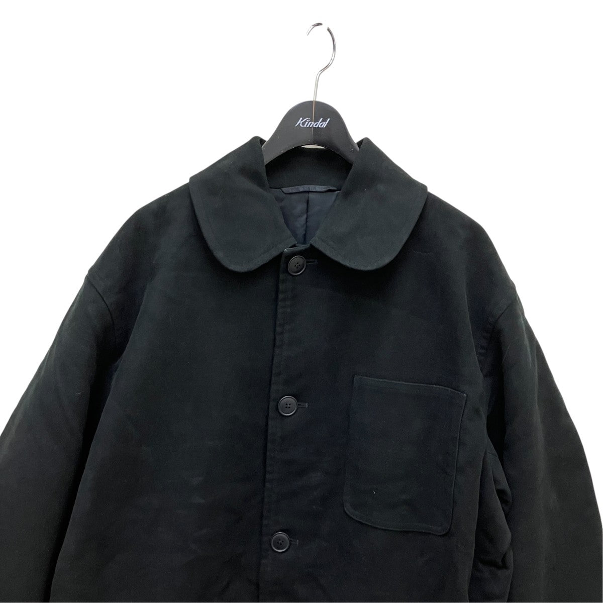 25AWモールスキン ミリタリーコートベルト付コートC03-04012