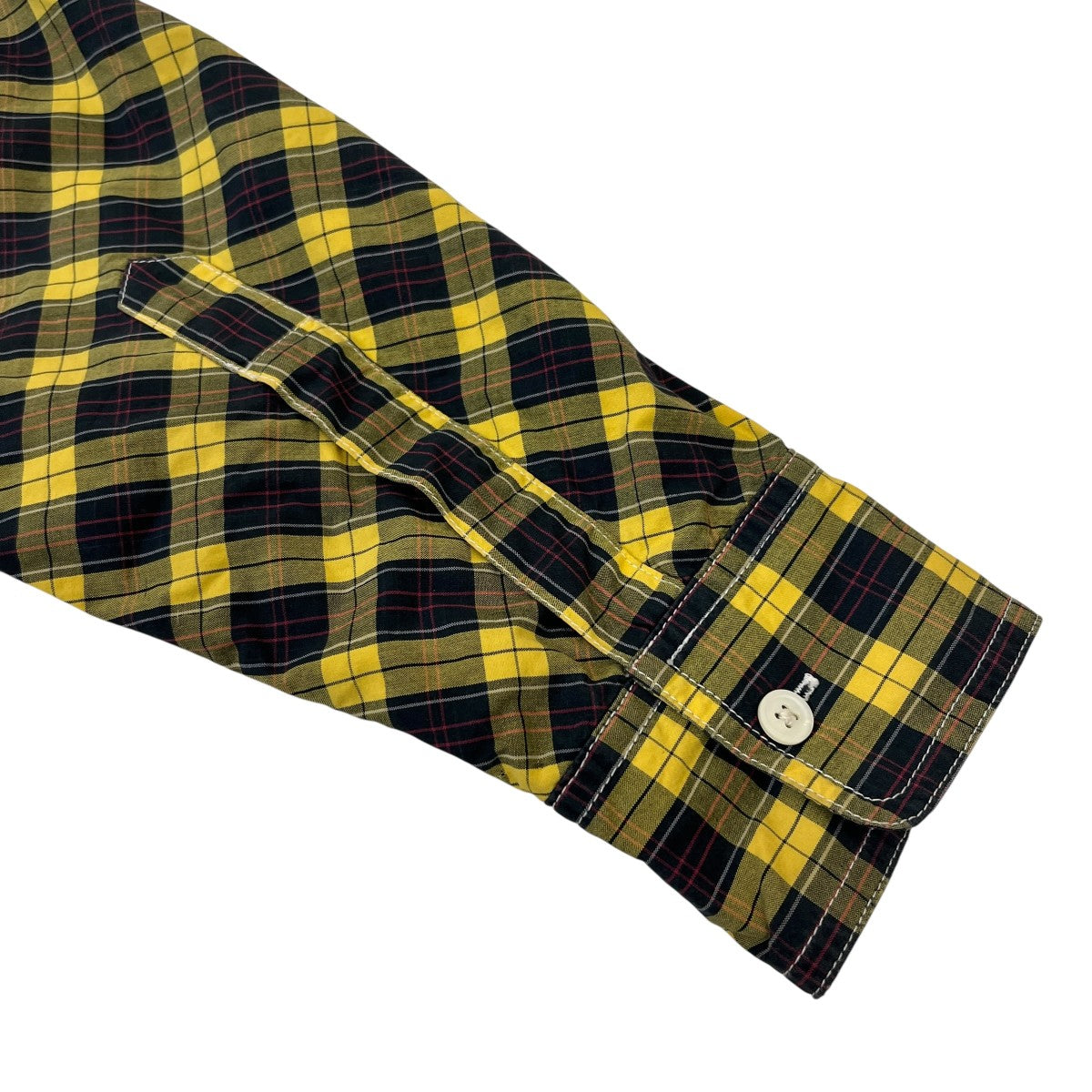 stussy 00Sチェック長袖シャツ 古着・中古-5枚目のアイテム画像