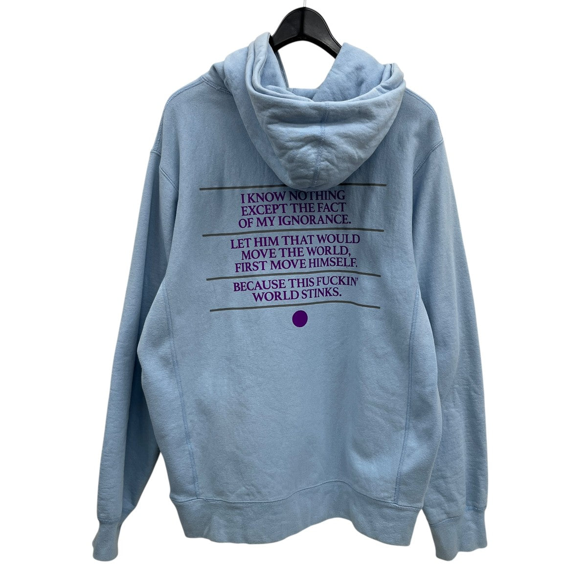 Supreme 19SSプルオーバーパーカー 古着・中古-2枚目のアイテム画像
