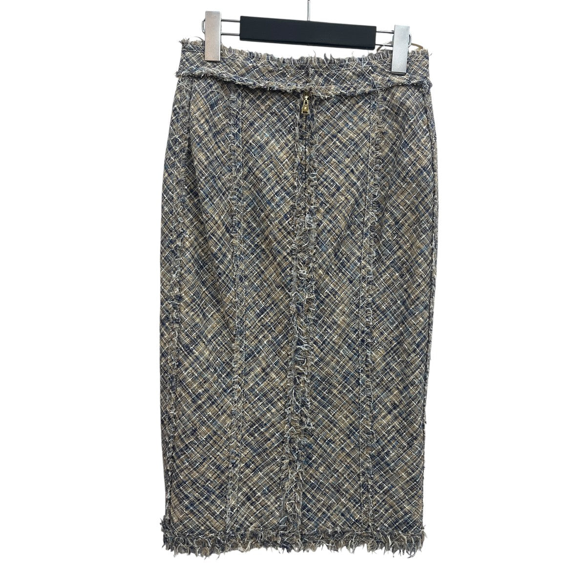 LOUIS VUITTON サマーツイードスカート 古着・中古-2枚目のアイテム画像