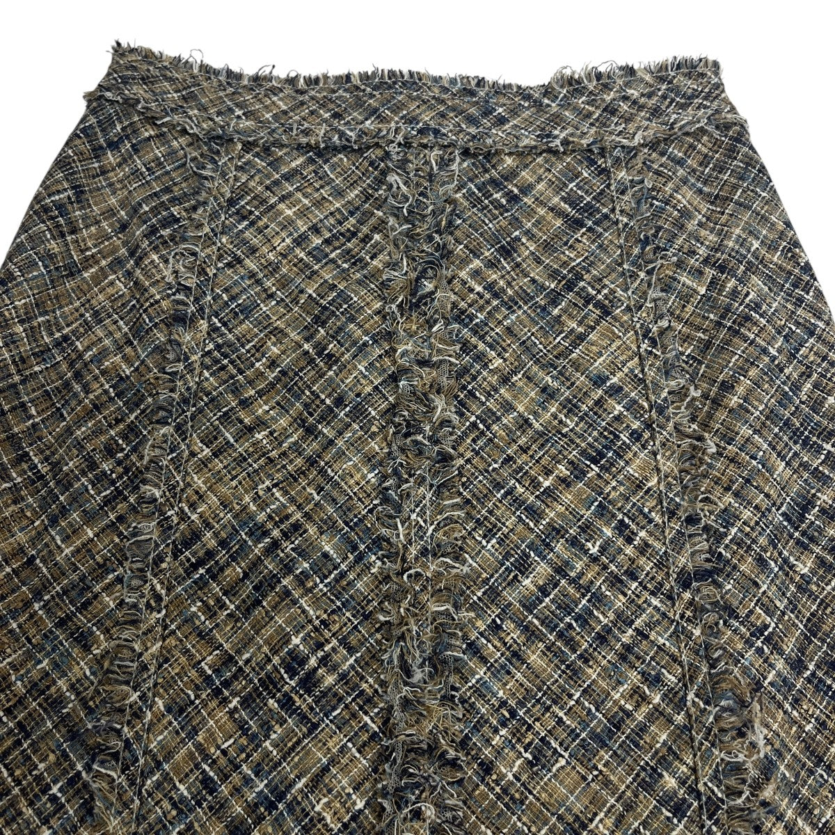 LOUIS VUITTON サマーツイードスカート 古着・中古-3枚目のアイテム画像