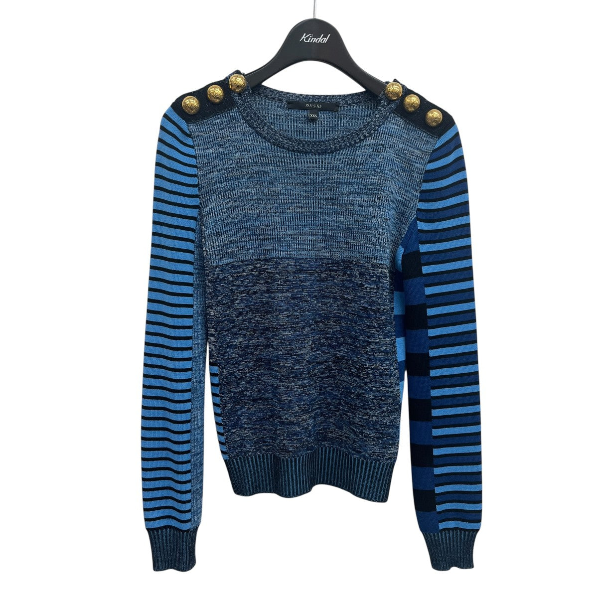 GUCCI ボーダーニット381110 古着・中古-1枚目のアイテム画像