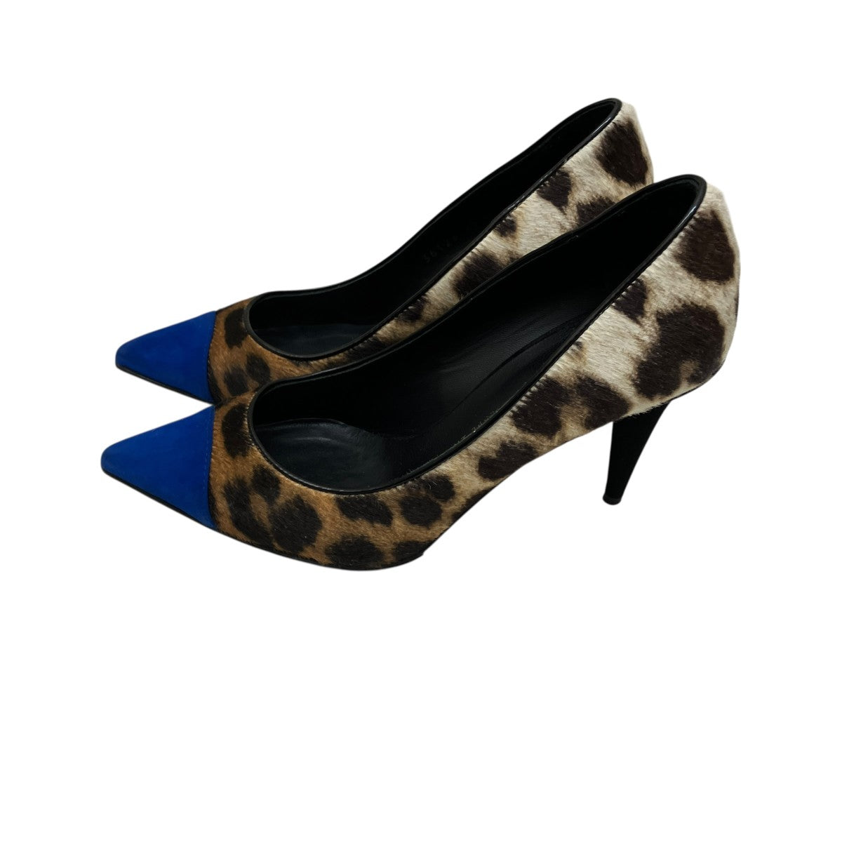 レオパード柄ハラコパンプス36126