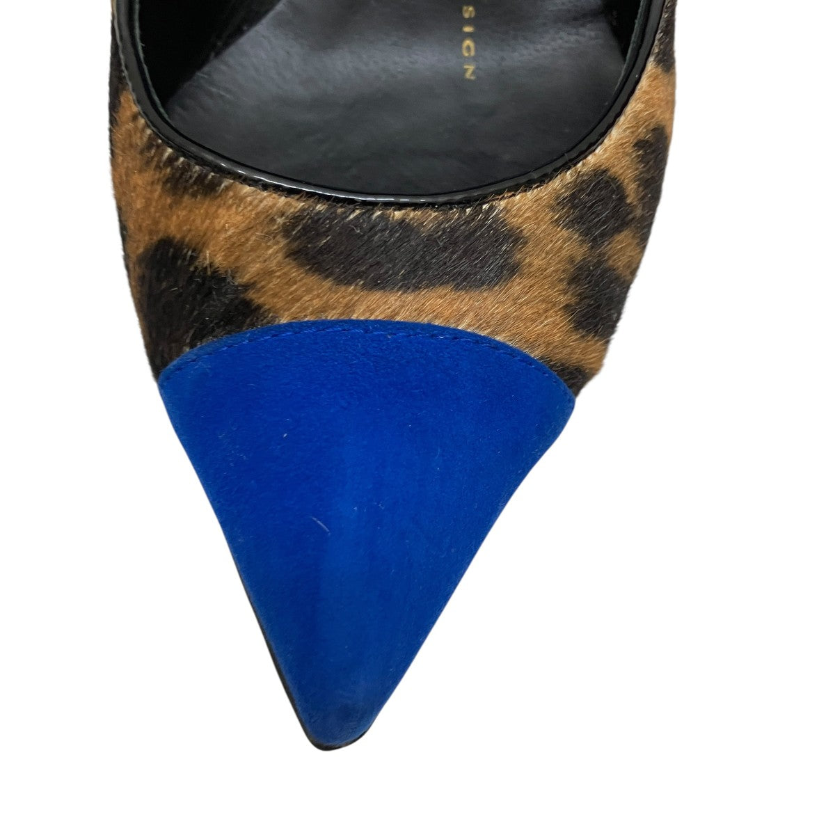 レオパード柄ハラコパンプス36126