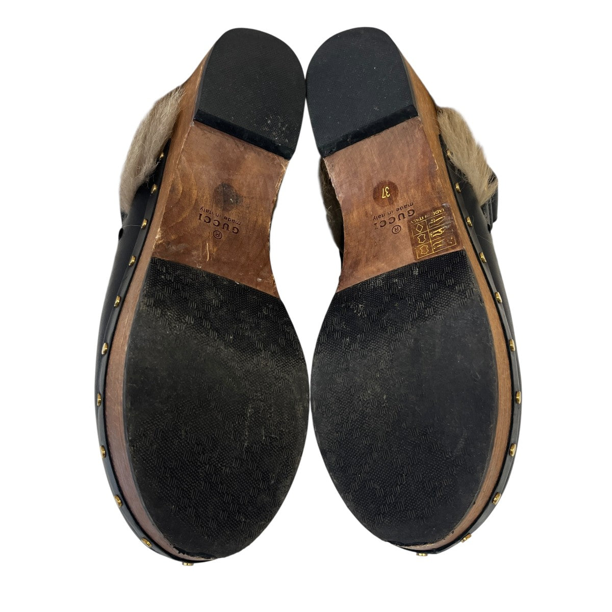 GUCCI(グッチ) サボサンダル397747 397747 ブラック サイズ 37｜【公式