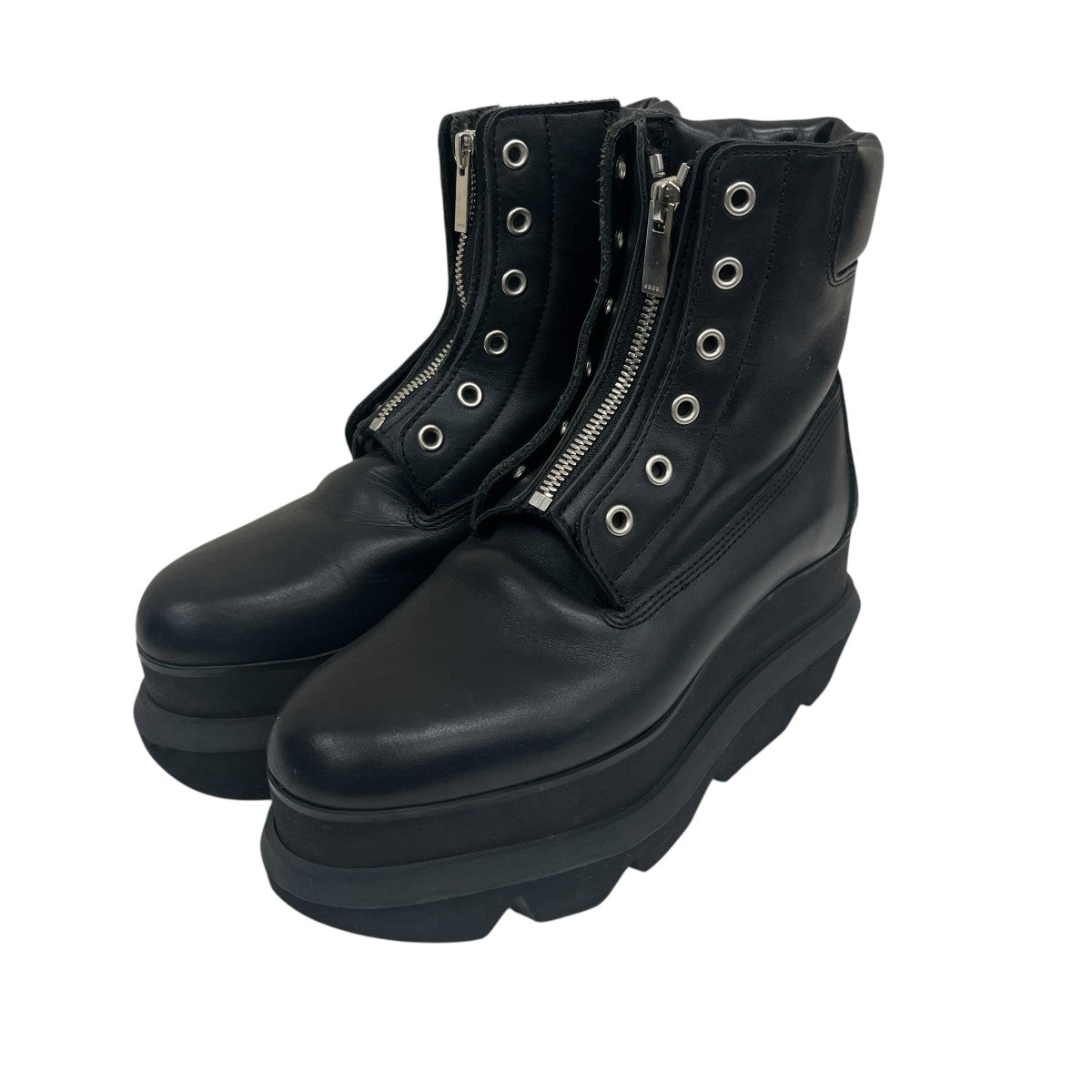 sacai フロントジップブーツ20-05249 古着・中古-1枚目のアイテム画像