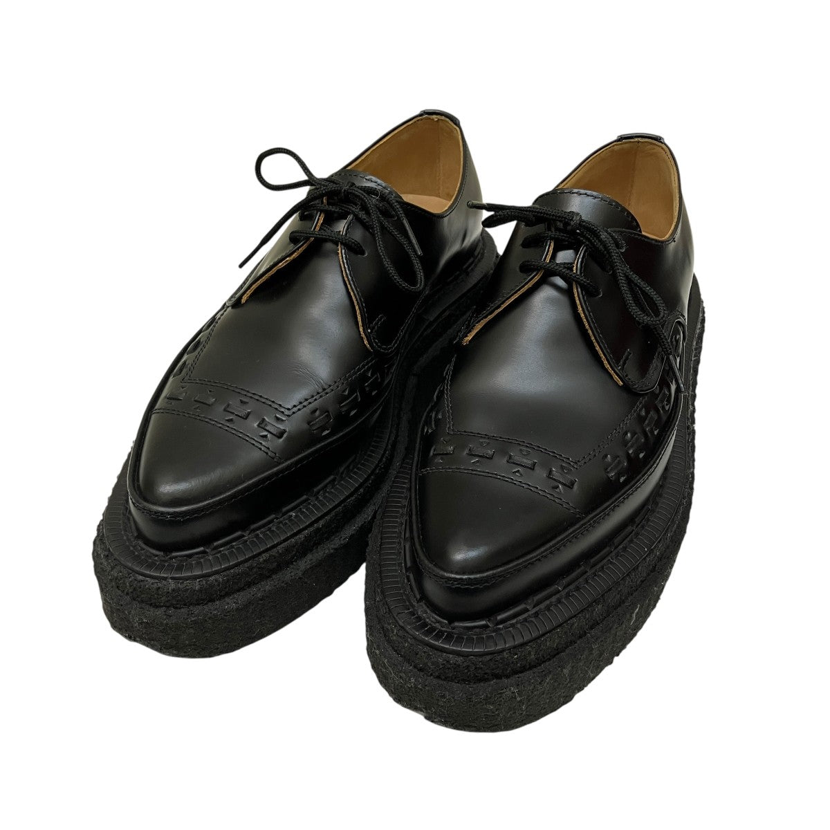 sacai×GEORGE COX 厚底レザーシューズ21-05764 古着・中古-1枚目のアイテム画像