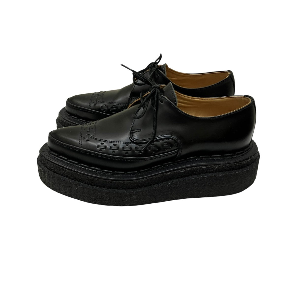 sacai×GEORGE COX 厚底レザーシューズ21-05764 古着・中古-3枚目のアイテム画像