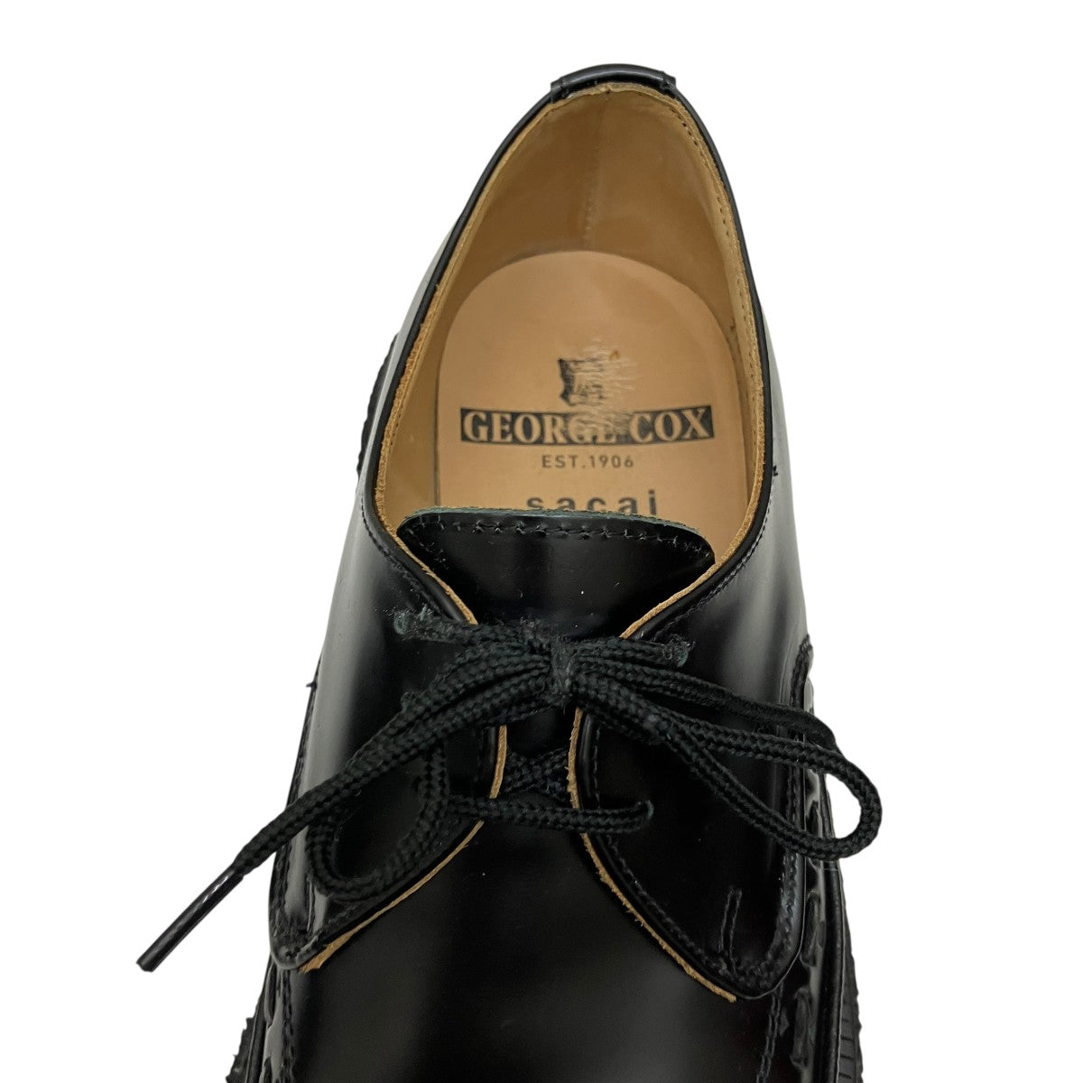 sacai×GEORGE COX 厚底レザーシューズ21-05764 古着・中古-6枚目のアイテム画像